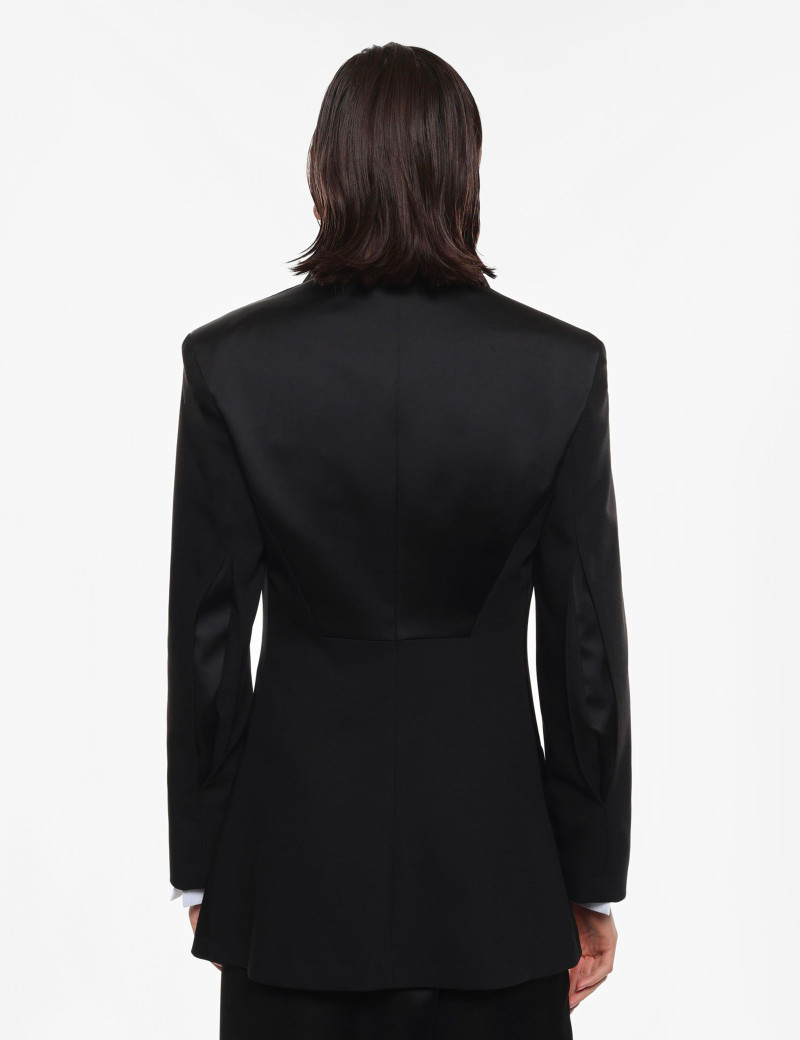 Blazer Satiné Noir HIGH USE - Taille 38 - Neuf Avec étiquettes (valeur 399€)