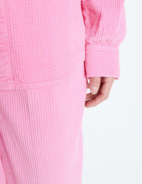 American Vintage Pantalon Carotte Femme Rose - 5