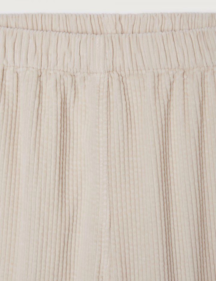 American Vintage Pantalon Carotte Femme Ecru - 2