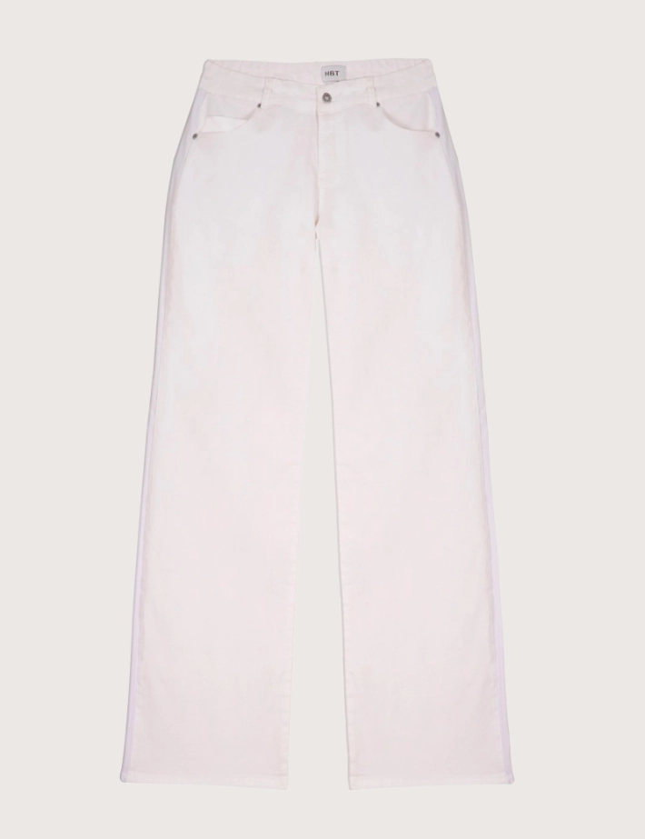 HBT DENIM Colors STANLEY Pantalon Blanc
