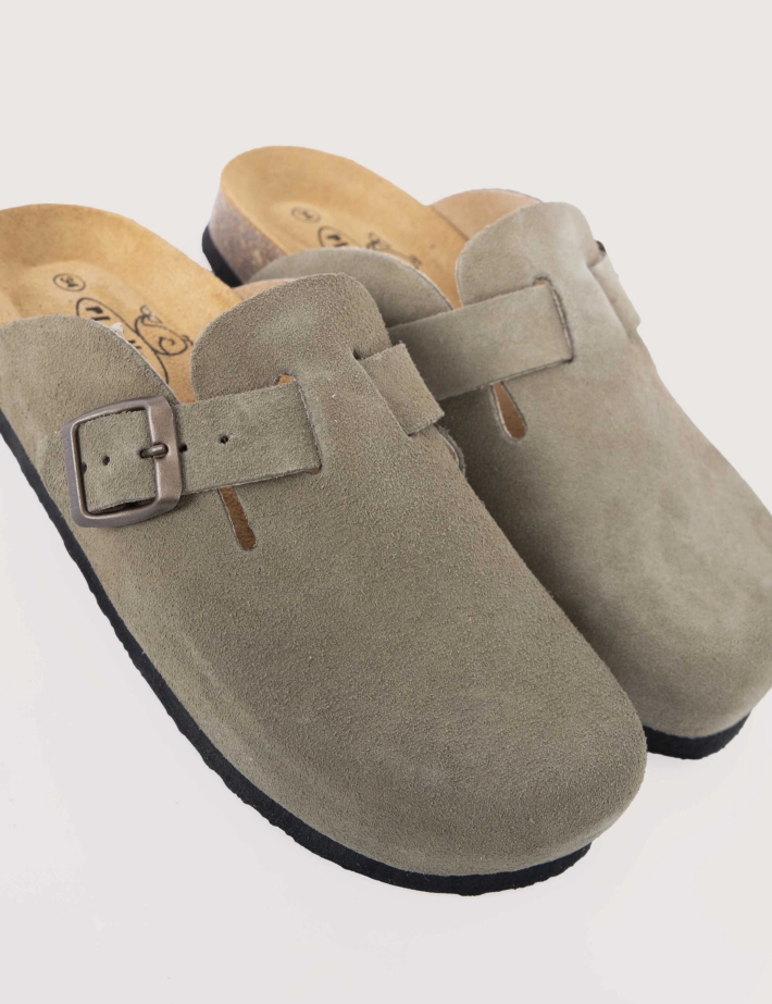 Plakton Sabots Enfant Eva 051 Kaki Clair