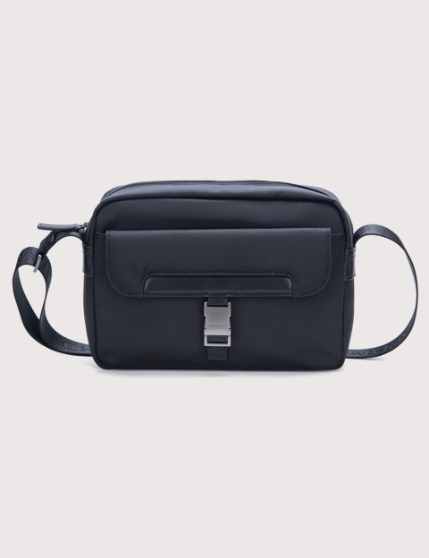 Petit Sac Reporter Sangle Métal Castellet Black - Chabrand