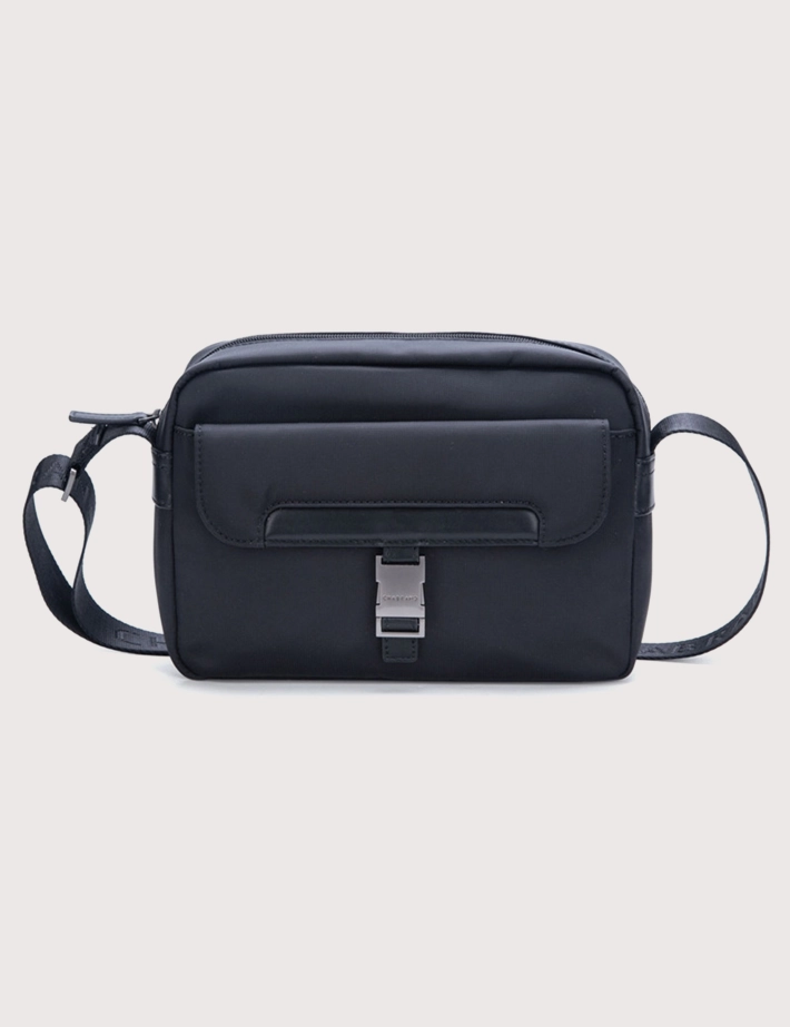 Petit Sac Reporter Sangle Métal Castellet Black - Chabrand