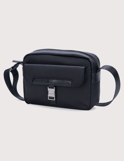 Petit Sac Reporter Sangle Métal Castellet Black - Chabrand