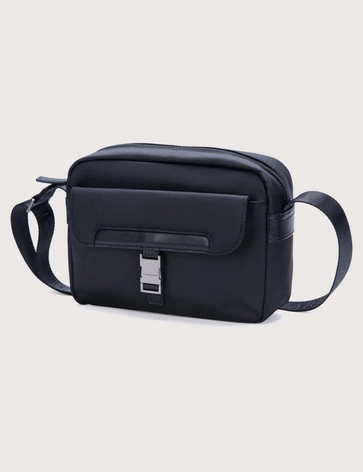 Petit Sac Reporter Sangle Métal Castellet Black - Chabrand