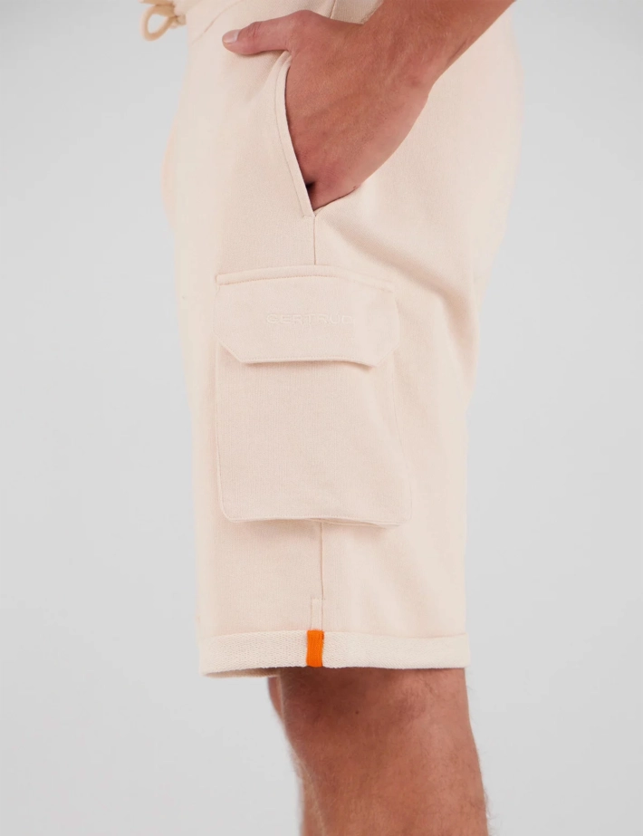 GERTRUDE Short Molleton Homme Ivan Cargo Beige - 2