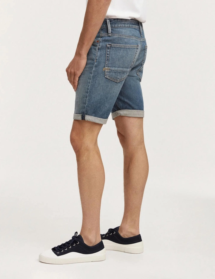 Denham Short Homme Razor en Jean Bleu Clair