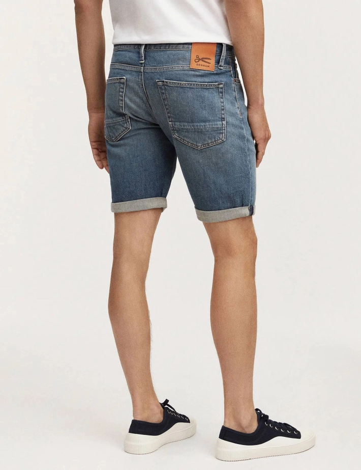 Denham Short Homme Razor en Jean Bleu Clair - 3