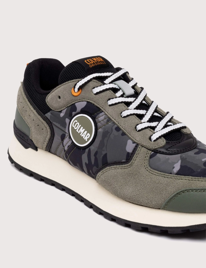 COLMAR Baskets Homme Travis Camu Kaki 077 - 3