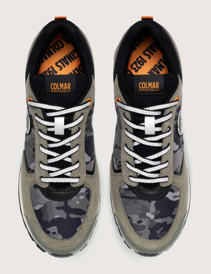 COLMAR Baskets Homme Travis Camu Kaki 077 - 4