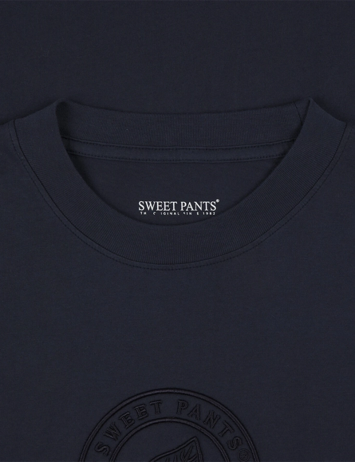 SWEET PANTS T-shirt Logo Devant Perfect Tee Bleu Nuit - 5
