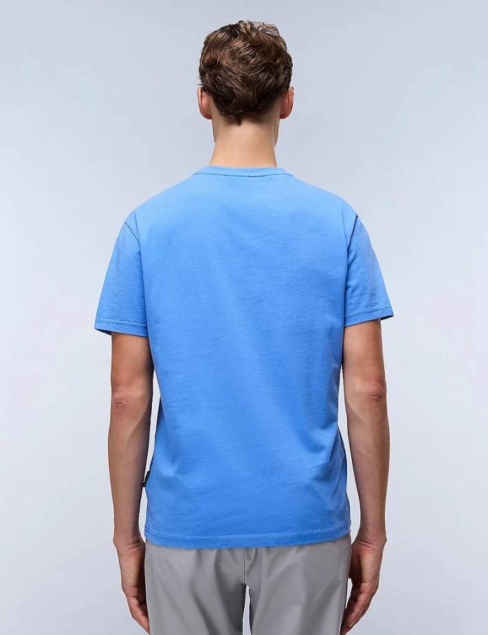 NAPAPIJRI T-shirt Homme Salis Logo Cœur Bleu - 3