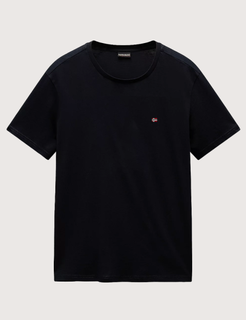 NAPAPIJRI T-shirt Homme Salis Logo Cœur Noir