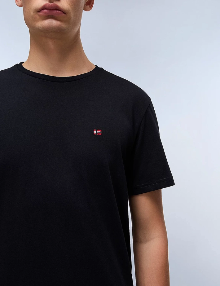 NAPAPIJRI T-shirt Homme Salis Logo Cœur Noir - 4