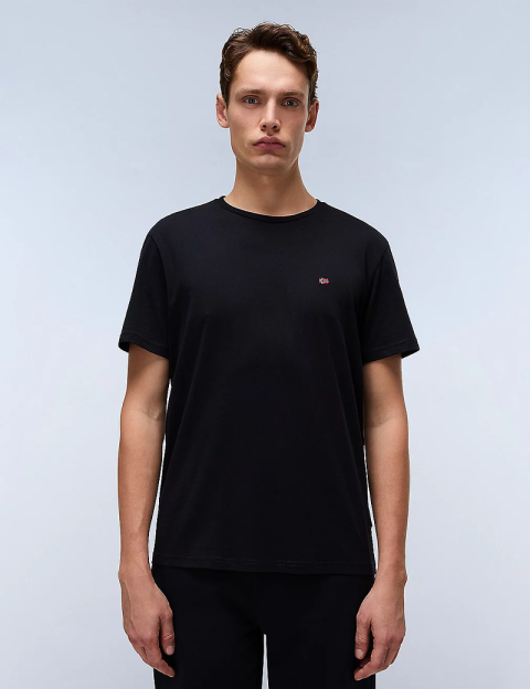NAPAPIJRI T-shirt Homme Salis Logo Cœur Noir - 2