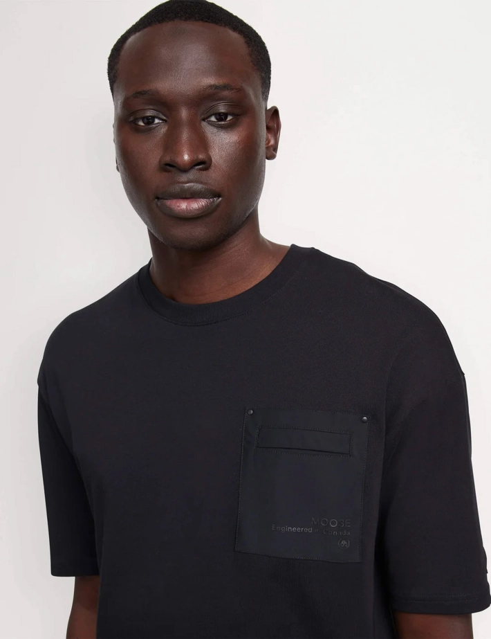 Moose Knuckles T-shirt Homme Manches Courtes Dalon Noir - 3