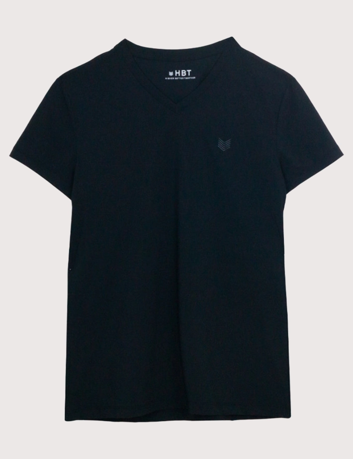 HBT 2ND SKIN | JORDAN Tshirt Col V Noir Homme