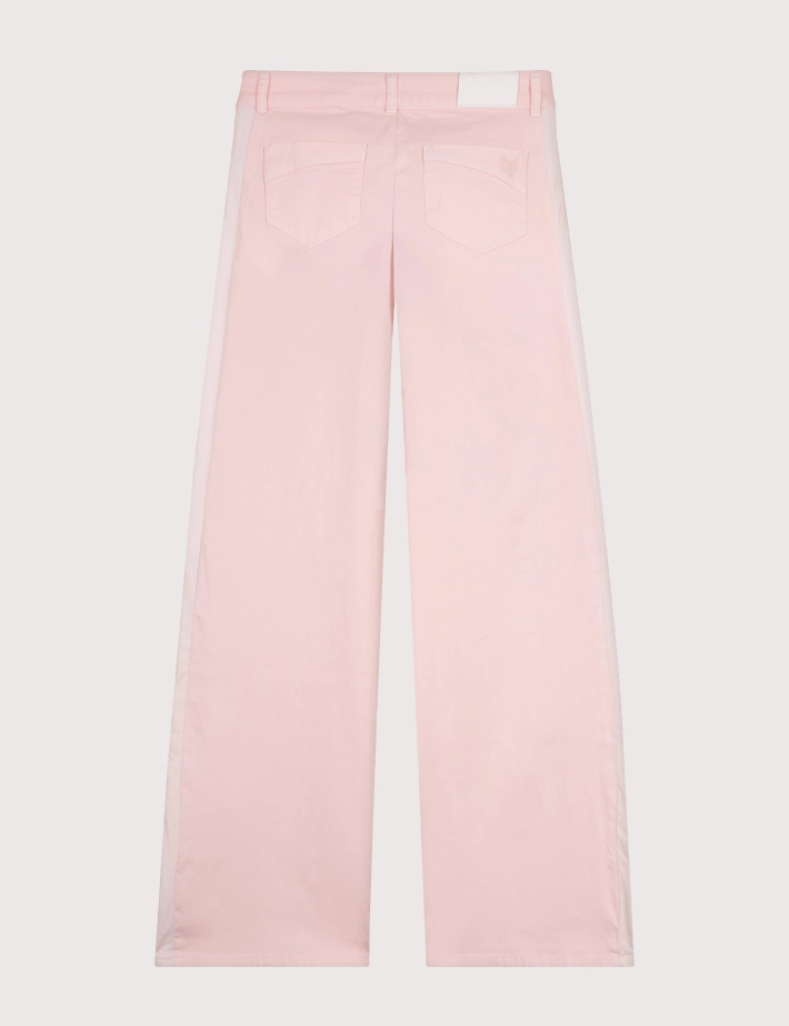 HBT DENIM | Colors STANLEY Pantalon Rose Femme - 2