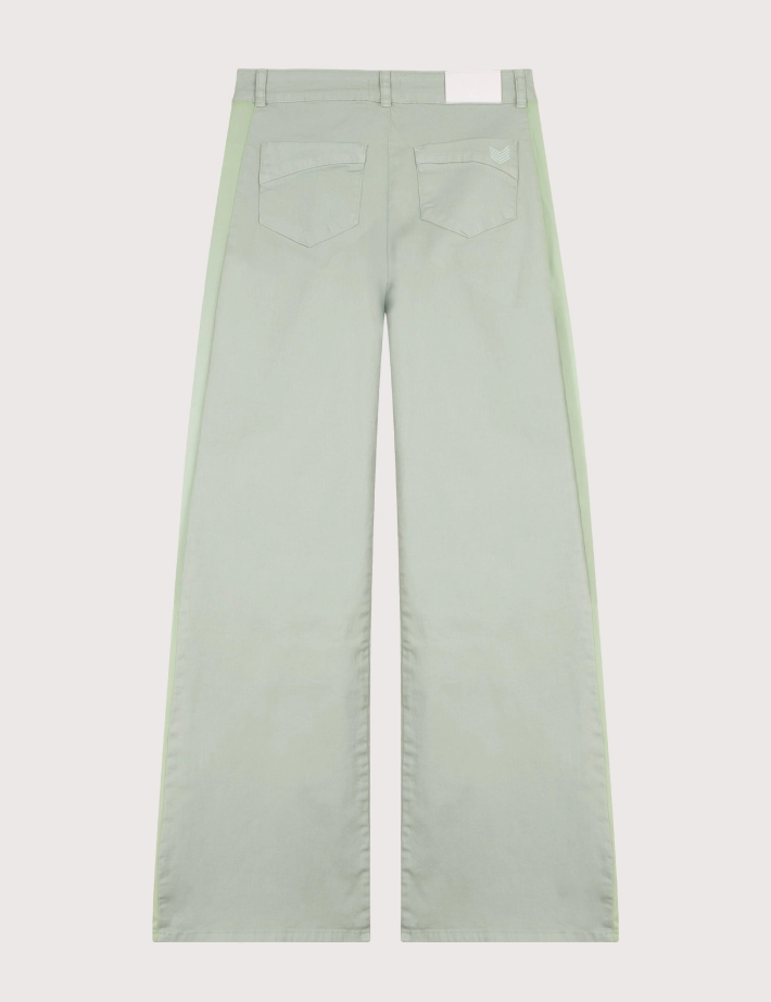 HBT DENIM | Colors STANLEY Pantalon Vert Femme - 2