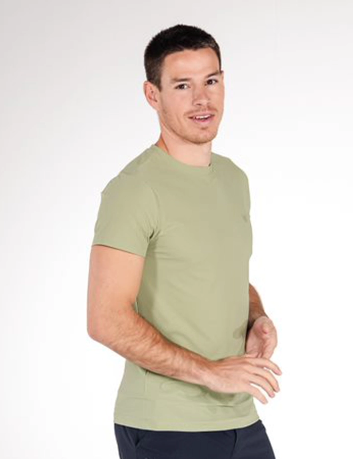 HBT 2ND SKIN | ADAM Tshirt Col O Vert