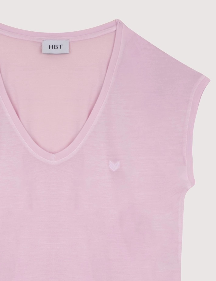 HBT COTTON TOUCH | Lyocell JUSTINE Top Violet - 2