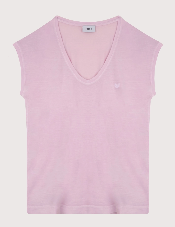 HBT COTTON TOUCH | Lyocell JUSTINE Top Violet