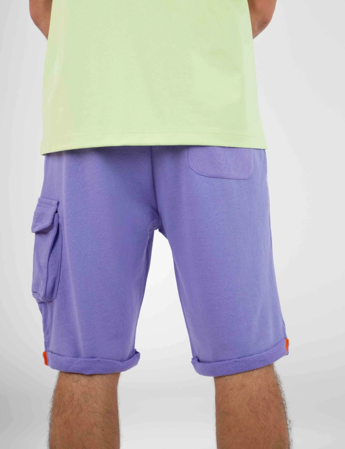 GERTRUDE Short Molleton Homme Ivan Cargo Iris - 7