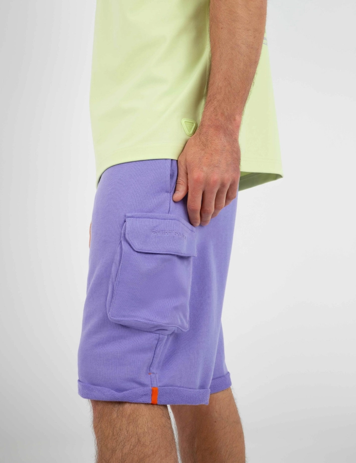 GERTRUDE Short Molleton Homme Ivan Cargo Iris - 6