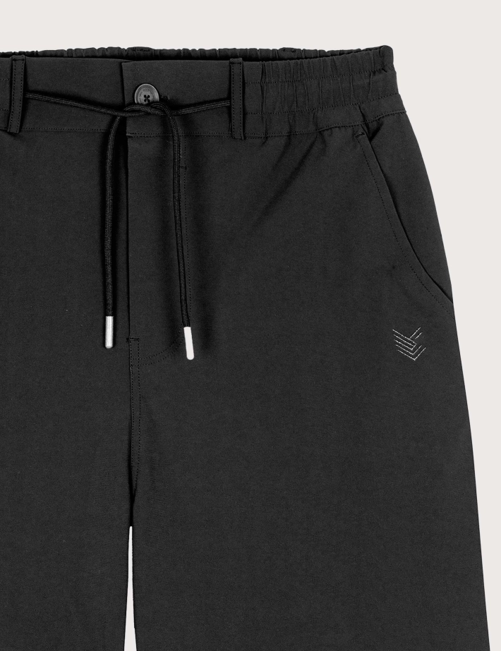 HBT BASICS | Revolutional MATT SHORT Bermuda Straight Noir - 2