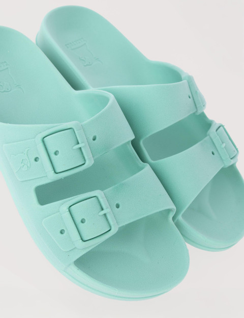 CACATOES Sandales Femme Rio de Janeiro Bleu Turquoise Aqua - 4