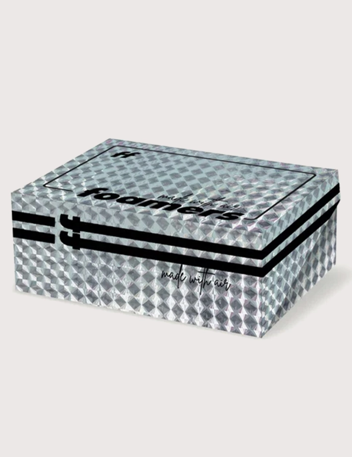 Foamers Baskets Femme F7 029 Argent Noir - 7
