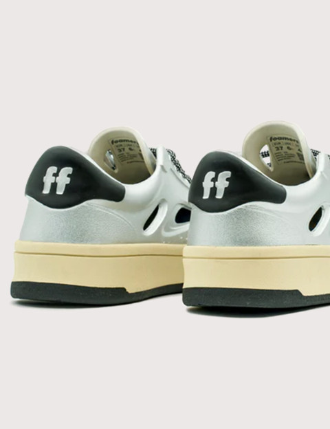 Foamers Baskets Femme F7 029 Argent Noir - 5