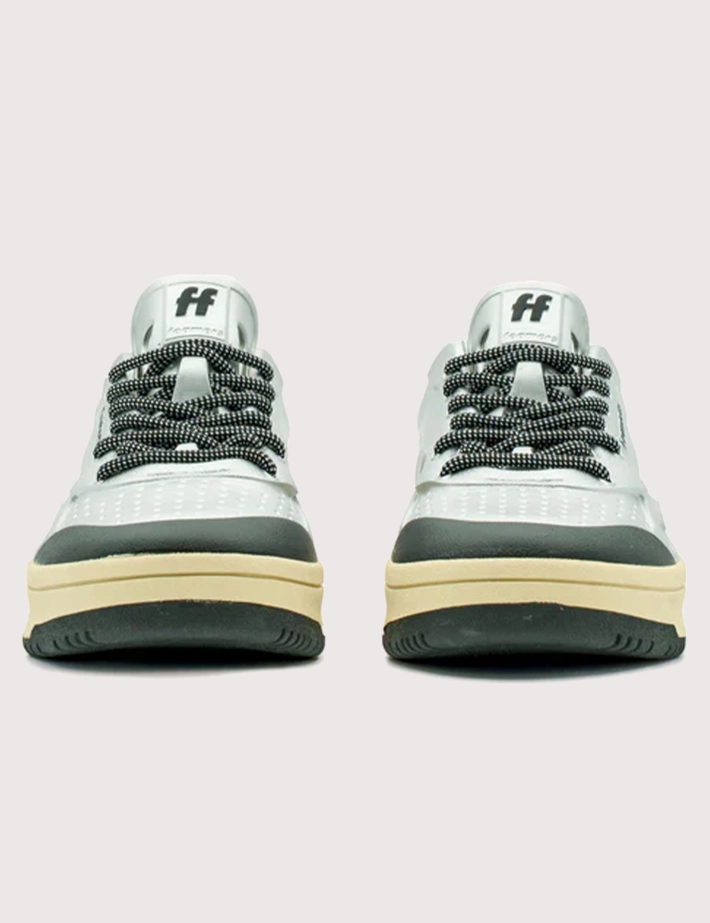 Foamers Baskets Femme F7 029 Argent Noir - 3