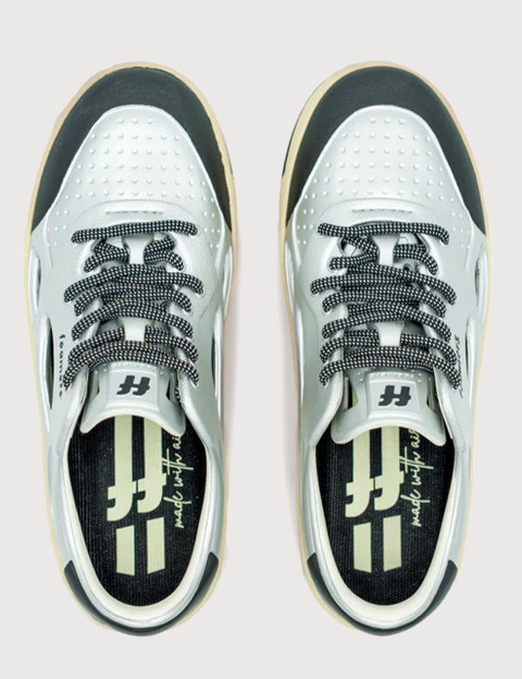 Foamers Baskets Femme F7 029 Argent Noir - 4