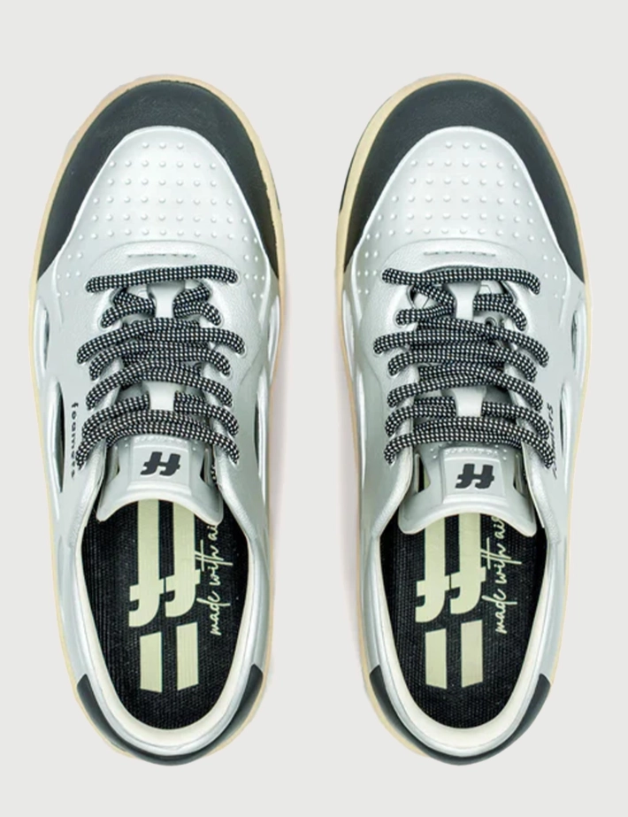 Foamers Baskets Femme F7 029 Argent Noir - 4