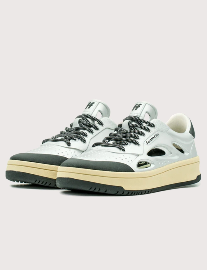 Foamers Baskets Femme F7 029 Argent Noir - 2
