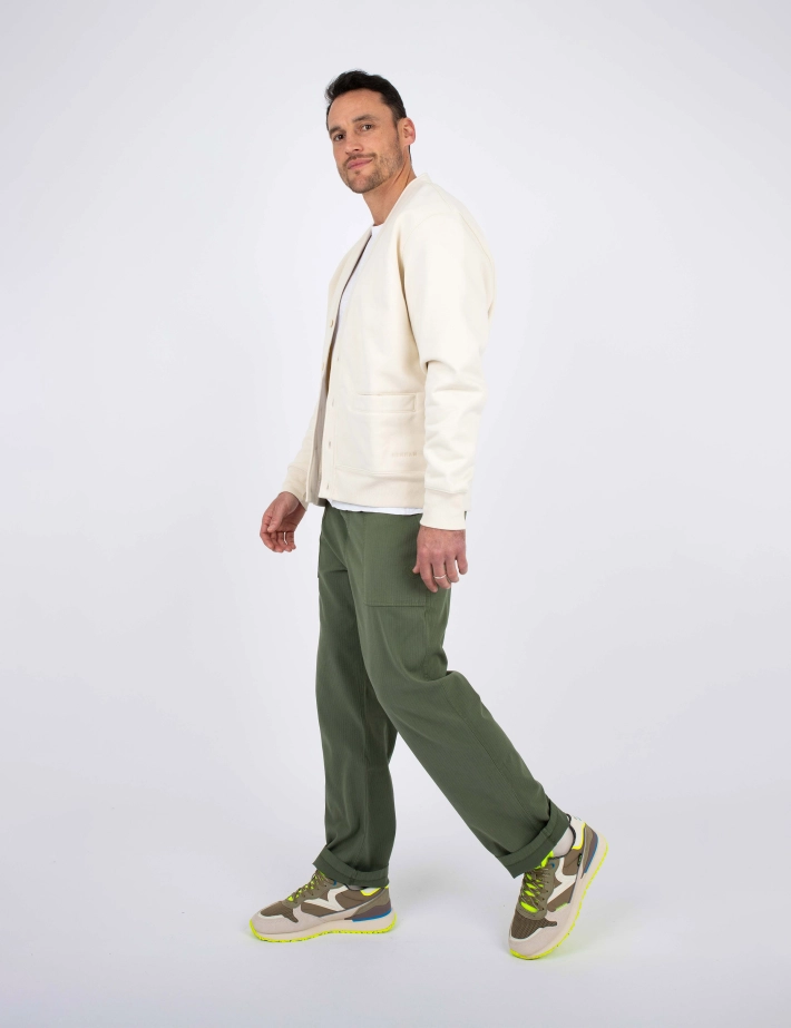 VICTORIA Baskets Homme Leggera Mix Color Vert Kaki