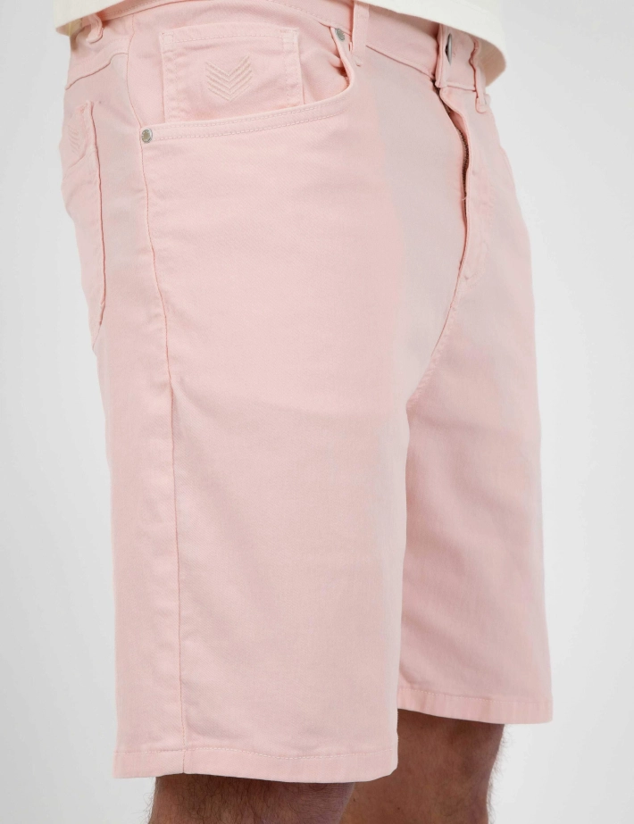 HBT DENIM | Colors THEO SHORT Bermuda Rose - 5