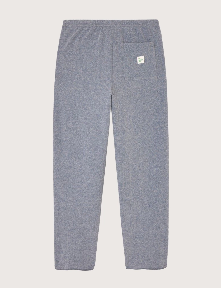 American Vintage Jogging Droit Homme Gris Chiné - 2