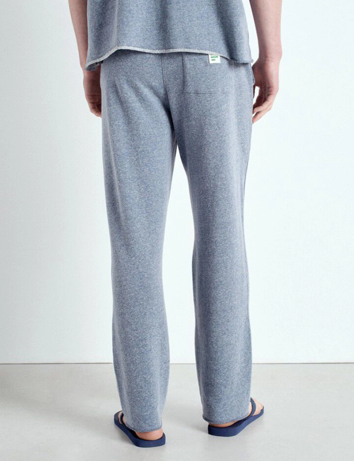 American Vintage Jogging Droit Homme Gris Chiné - 4