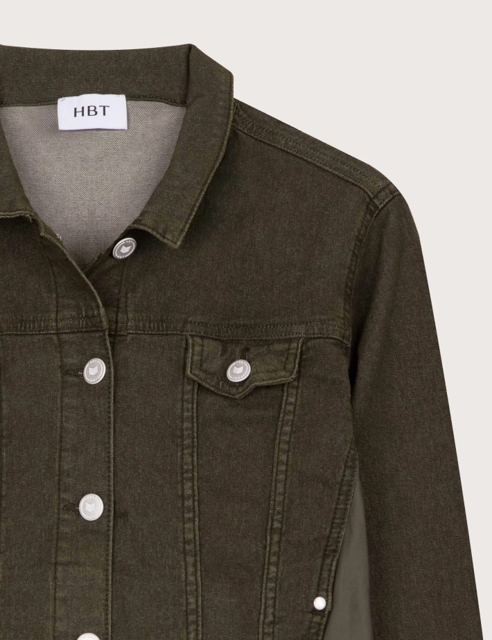 HBT DENIM | Colors FRANCISCO Blouson Vert Kaki - 2