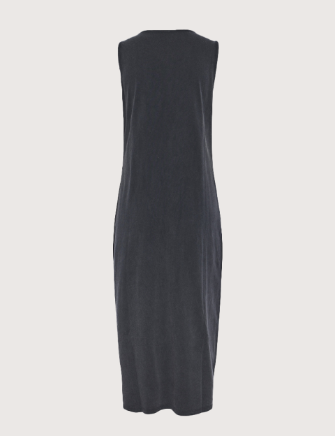 PIECES Robe Gunnar Gris foncé Logo Santa Monica - 2