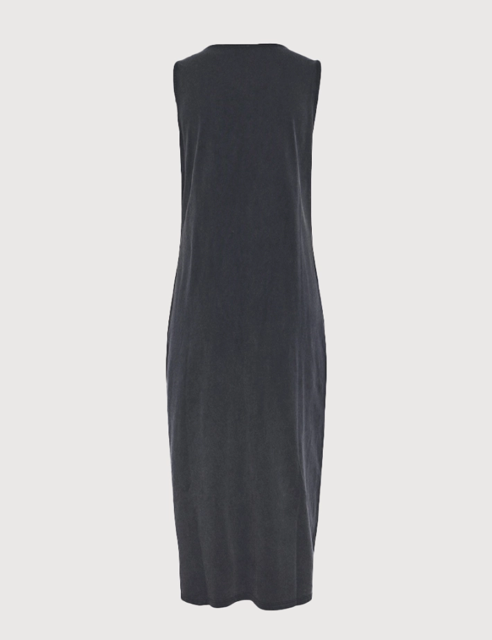 PIECES Robe Gunnar Gris foncé Logo Santa Monica - 2