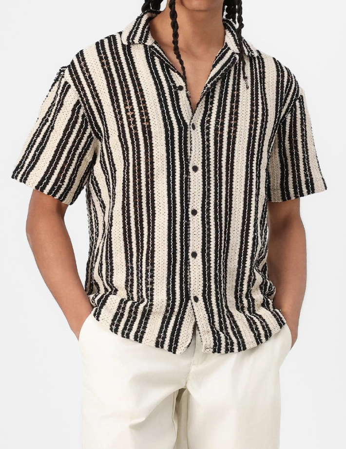 Only & Sons Chemise Homme Manches Courtes Dani Beige - 2