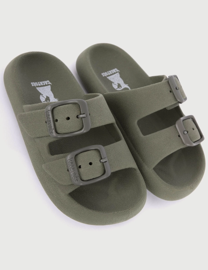CACATOES Sandales Enfants Jessy Classic Vert Kaki - 4