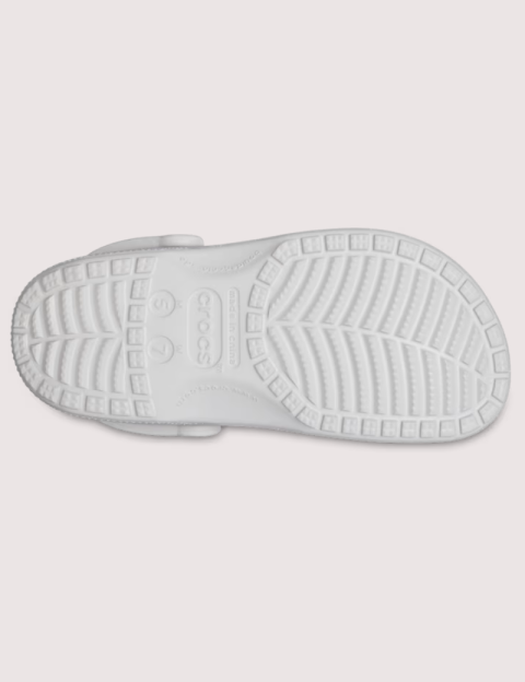 Crocs Sabots Femme Classic Glitter Clog Argent - 6