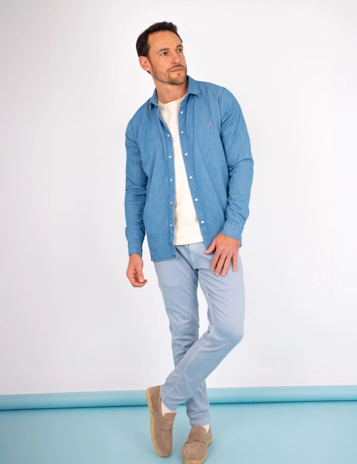 HBT DENIM Light LORD Chemise Jean - 3