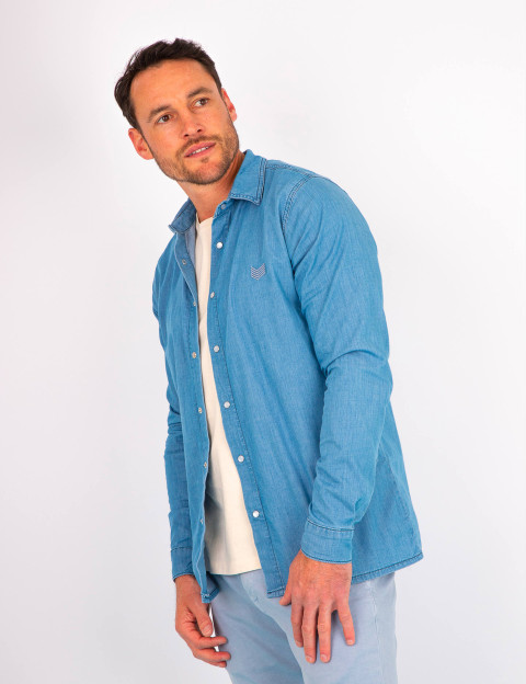 HBT DENIM Light LORD Chemise Jean - 5