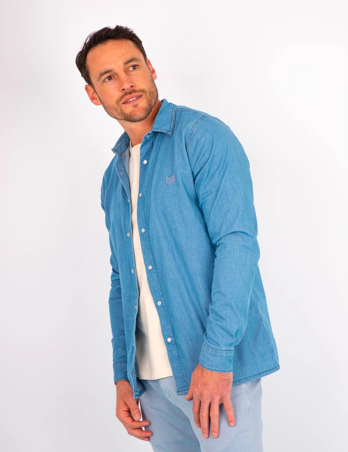 HBT DENIM Light LORD Chemise Jean - 5