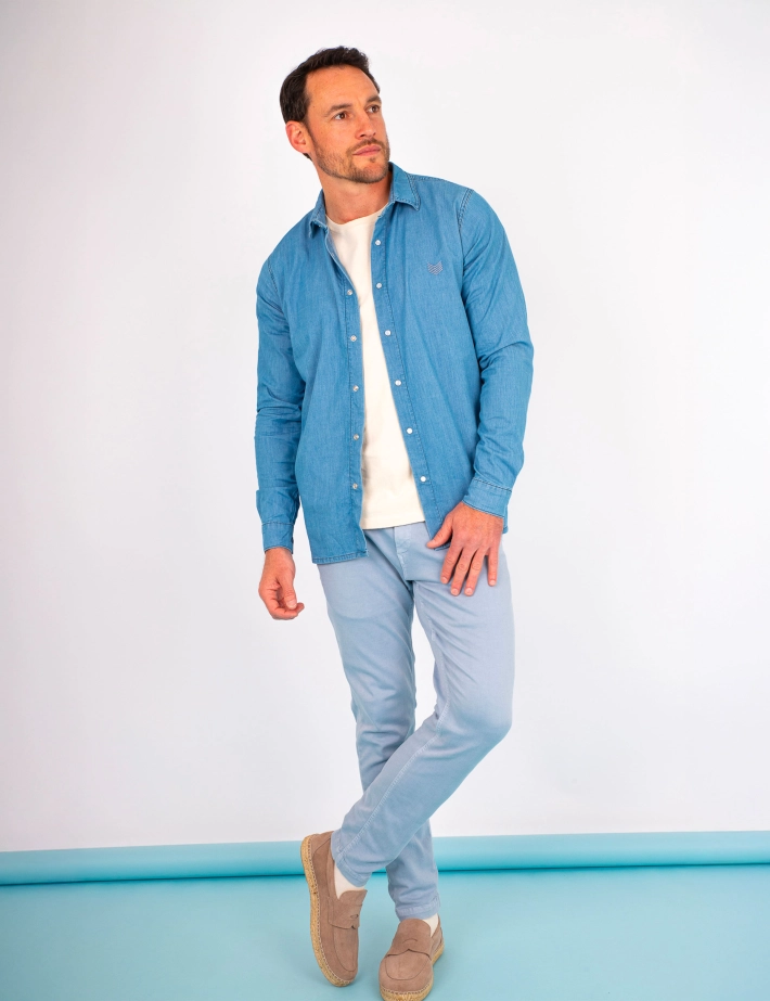 HBT DENIM Light LORD Chemise Jean - 4